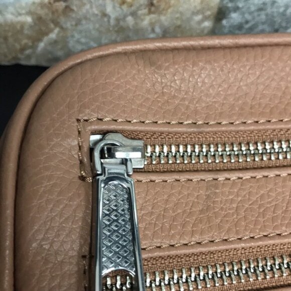 Rebecca Minkoff 3 Zip Leather Belt Bag Color Desert Tan - Picture 8 of 8